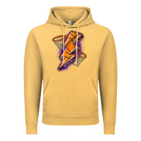 Vintage Mustard basketball lightning bolt Vintage Hoodie - Zillion Design Studio