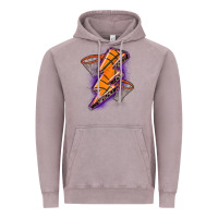 Vintage Zinc basketball lightning bolt Vintage Hoodie - Zillion Design Studio