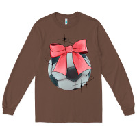 Chestnut coquette soccer bow Long Sleeve Tee - JahusDesignShop