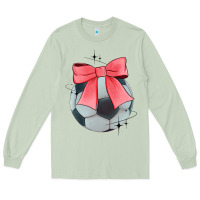 Matcha coquette soccer bow Long Sleeve Tee - JahusDesignShop