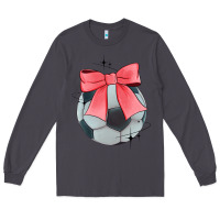 Smoke coquette soccer bow Long Sleeve Tee - JahusDesignShop