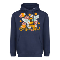 Navy be you tiful Heavyweight Hoodie - MaliasSmallBusiness