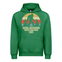 Emerald Bigfoot Social Distancing World Champion Urban Hoodie - Bettercallsaul
