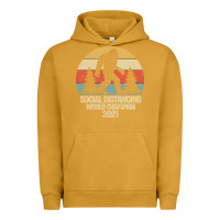 Pigment Peanut Butter Bigfoot Social Distancing World Champion Urban Hoodie - Bettercallsaul
