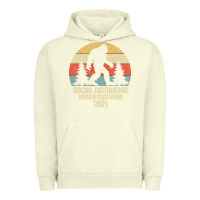 Pigment Pistachio Bigfoot Social Distancing World Champion Urban Hoodie - Bettercallsaul