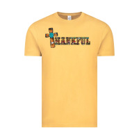 Vintage Mustard thankful pumpkin cross Vintage Tee - RanaPortraitStore