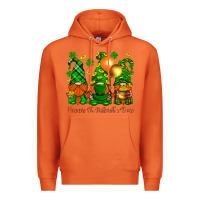 Carrot happy st. patricks day with gnomies Premium Hoodie - BundleAndBundleShop