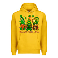 Lemon happy st. patricks day with gnomies Premium Hoodie - BundleAndBundleShop