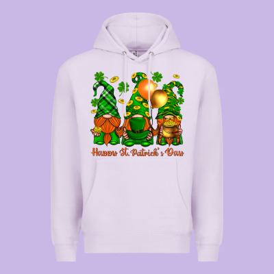 Happy St. Patricks Day With Gnomies Premium Hoodie Designed By Bundleandbundleshop