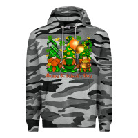 Slate Camo happy st. patricks day with gnomies Premium Hoodie - BundleAndBundleShop