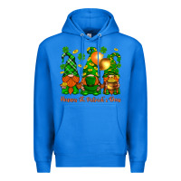 True Royal happy st. patricks day with gnomies Premium Hoodie - BundleAndBundleShop