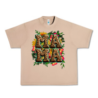 Burro floral leopard mama Urban Heavy Tee - Zillion Design Studio