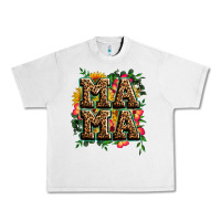 Lunar Rock floral leopard mama Urban Heavy Tee - Zillion Design Studio