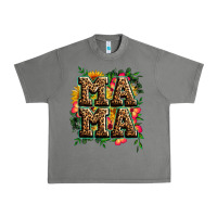 Tornado floral leopard mama Urban Heavy Tee - Zillion Design Studio