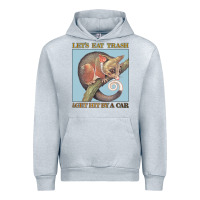 Heather Grey Let's Eat Trash & Get Hit By A Car Urban Hoodie - Bettercallsaul