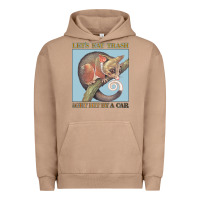 Pigment Burro Let's Eat Trash & Get Hit By A Car Urban Hoodie - Bettercallsaul