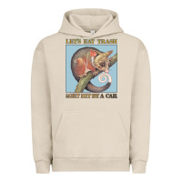 Pigment French Oak Let's Eat Trash & Get Hit By A Car Urban Hoodie - Bettercallsaul