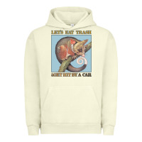 Pigment Pistachio Let's Eat Trash & Get Hit By A Car Urban Hoodie - Bettercallsaul