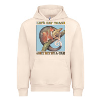 Sandshell Let's Eat Trash & Get Hit By A Car Urban Hoodie - Bettercallsaul