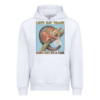 White Let's Eat Trash & Get Hit By A Car Urban Hoodie - Bettercallsaul