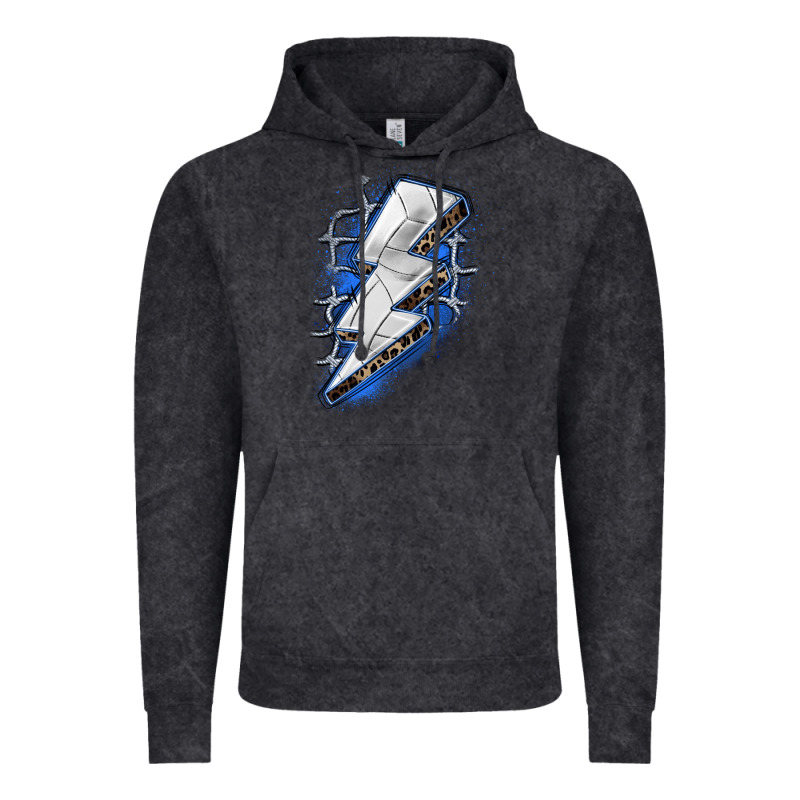 Volleyball Lightning Bolt Vintage Hoodie by Zillion Design Studio | Teevron