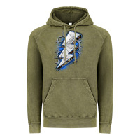 Vintage Olive volleyball lightning bolt Vintage Hoodie - Zillion Design Studio