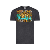 Vintage Black thankful pumpkin Vintage Tee - RanaPortraitStore