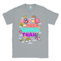 Heather Grey god is bigger design Classic Tee - JahusDesignShop