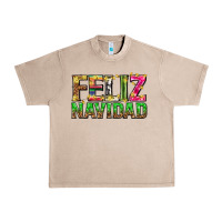 French Oak feliz navidad with pattern Urban Heavy Tee - texasbilliewilder
