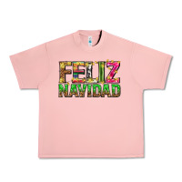 Salmon feliz navidad with pattern Urban Heavy Tee - texasbilliewilder