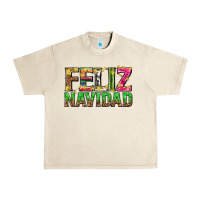 Sandshell feliz navidad with pattern Urban Heavy Tee - texasbilliewilder