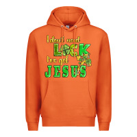 Carrot i dont need luck i have got jesus Premium Hoodie - AdoDesignShop