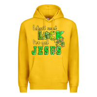 Lemon i dont need luck i have got jesus Premium Hoodie - AdoDesignShop