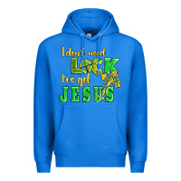 True Royal i dont need luck i have got jesus Premium Hoodie - AdoDesignShop