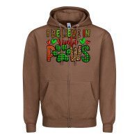 Chestnut i believe in santa paws christmas Zipper Hoodie - Jasminsmagicworld