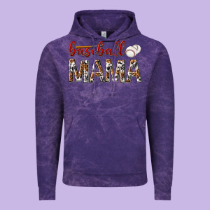 Baseball Mama Vintage Hoodie Designed By Texasbilliewilder