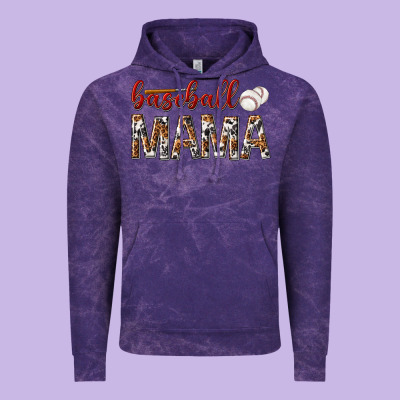 Vintage Hoodie baseball mama