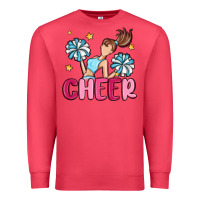 Cardinal cheer Premium Sweatshirt - MaliasSmallBusiness