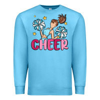 Ocean Blue cheer Premium Sweatshirt - MaliasSmallBusiness