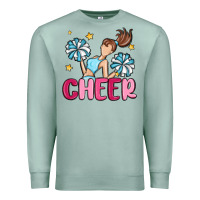 Seafoam cheer Premium Sweatshirt - MaliasSmallBusiness