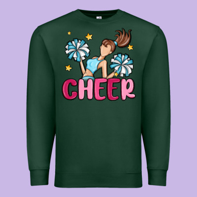 Cheer Premium Sweatshirt Designed By Maliassmallbusiness