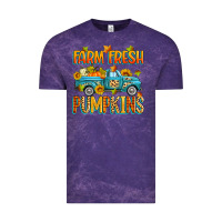 Cloud Purple farm fresh pumpkins Vintage Tee - Zillion Design Studio