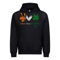 Black peace love st patrick's day Urban Hoodie - Bettercallsaul
