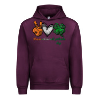 Mauve Wine peace love st patrick's day Urban Hoodie - Bettercallsaul