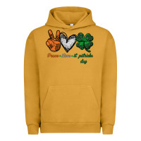 Pigment Peanut Butter peace love st patrick's day Urban Hoodie - Bettercallsaul