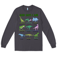 Smoke god says i am dinosaurs Long Sleeve Tee - JahusDesignShop