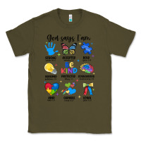 Army Green god says i am autism Classic Tee - JahusDesignShop