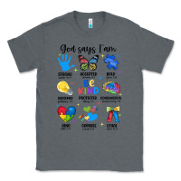 Charcoal Heather god says i am autism Classic Tee - JahusDesignShop