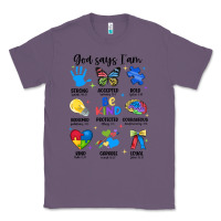 Lavender god says i am autism Classic Tee - JahusDesignShop