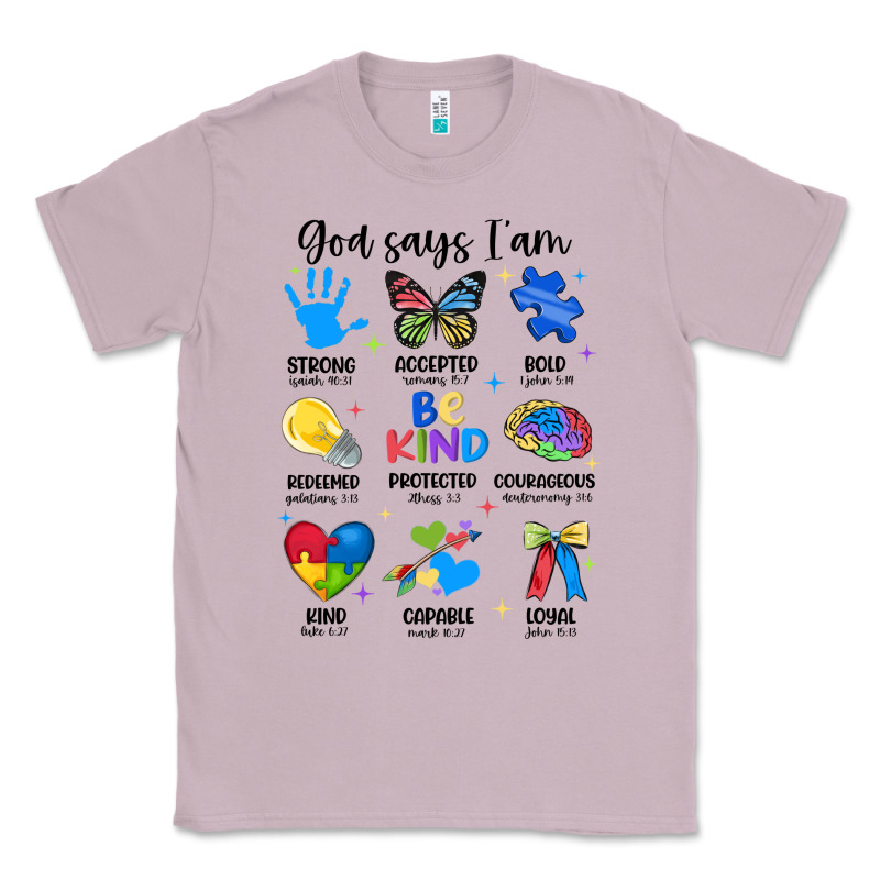 God Says I Am Autism Classic Tee by JahusDesignShop | Teevron